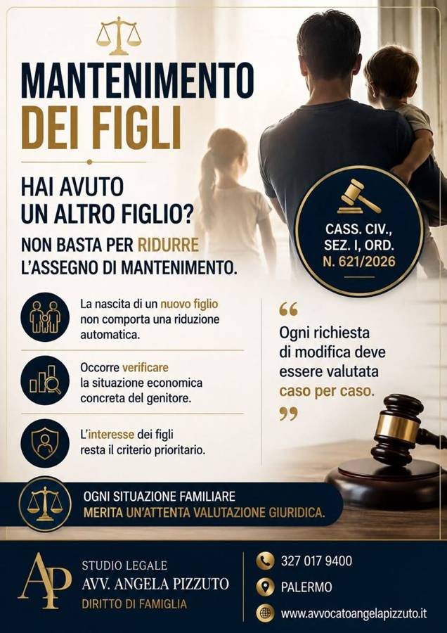 Mantenimento dei figli e nascita di un altro figlio