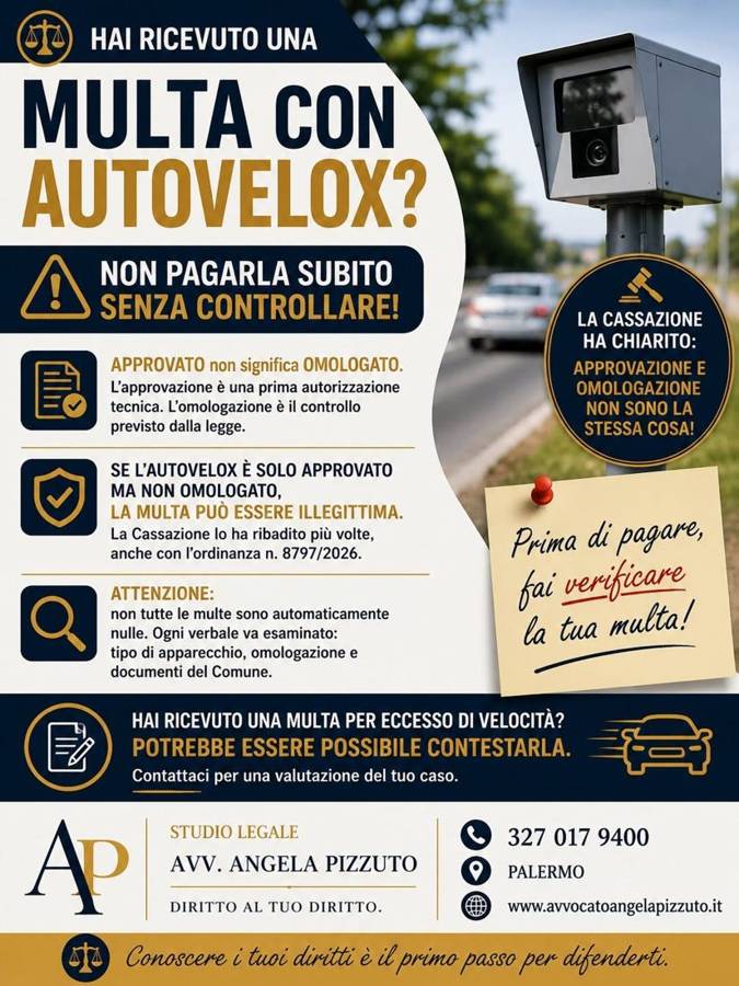 Multa con autovelox non pagarla subito senza controllare